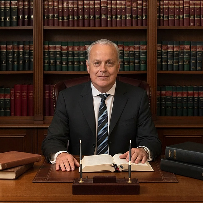 Professional man lawyer portrait