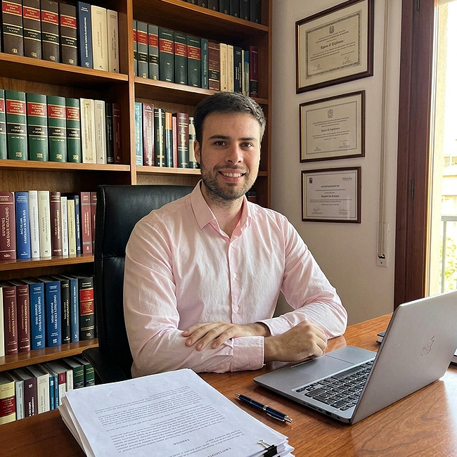 Professional man lawyer portrait